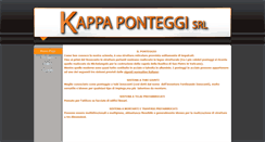 Desktop Screenshot of kappaponteggi.com