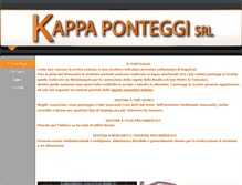 Tablet Screenshot of kappaponteggi.com